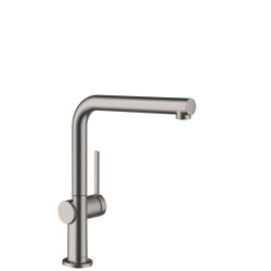 Hansgrohe Talis M54 Jednouchwytowa bateria kuchenna 270, 1jet, Czarny Chrom Szczotkowany