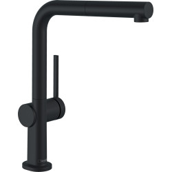 Hansgrohe Talis M54 Jednouchwytowa bateria kuchenna 270, LowPressure do bezciśnieniowych podgrzewaczy wody, Czarny Matowy