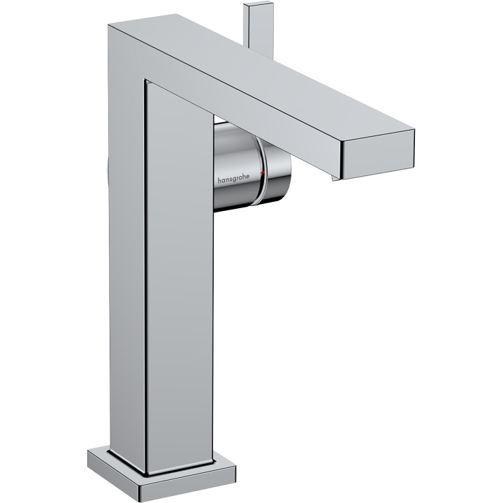 HG Tecturis E Jednouchwytowa bateria umywalkowa 150 Fine CoolStart z kompletem odpływowym Push-Open, Chrom