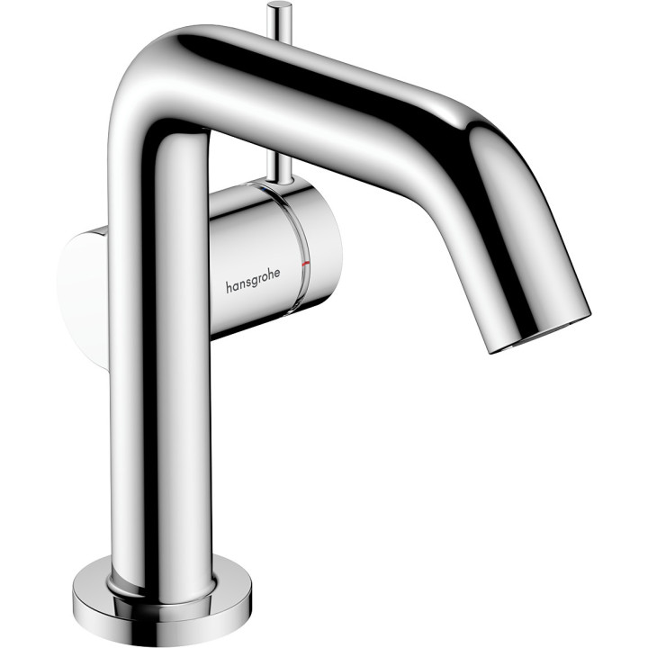 HG Tecturis S Jednouchwytowa bateria umywalkowa 110 Fine CoolStart Ecosmart+ z kompletem odpływowym Push-Open, Chrom