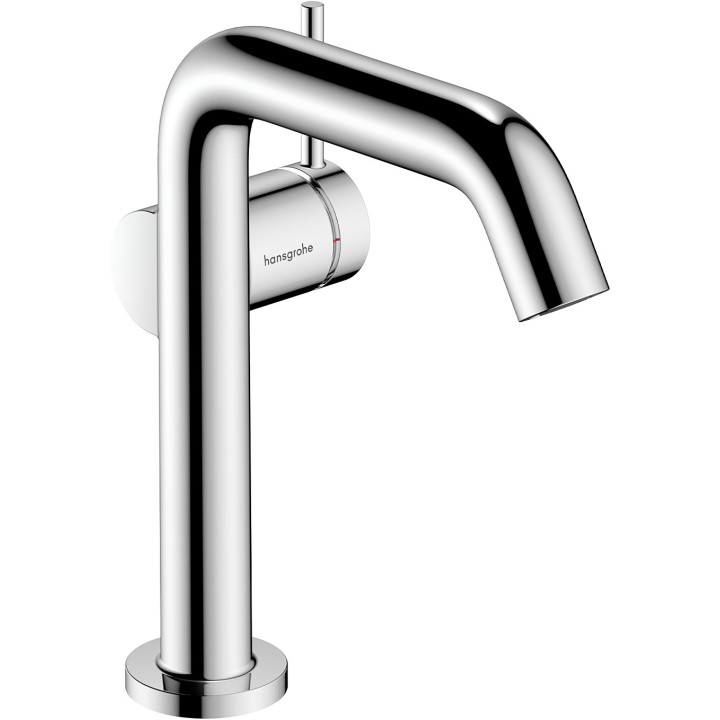 HG Tecturis S Jednouchwytowa bateria umywalkowa 150 Fine CoolStart EcoSmart+ z kompletem odpływowym Push-Open, Chrom