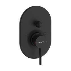 Hansgrohe Zesis S Jednouchwytowa bateria wannowa, podtynkowa, Czarny Matowy