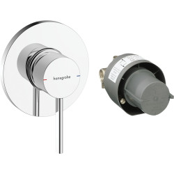 Hansgrohe Zesis S Zestaw jednouchwytowej baterii prysznicowej, podtynkowy, Chrom