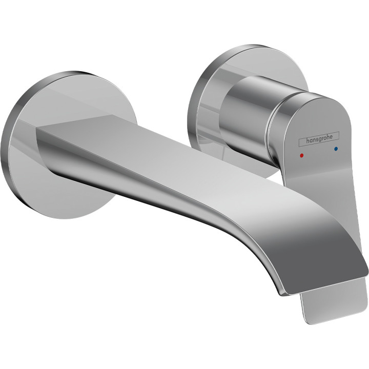 HG Vivenis Jednouchwytowa bateria umywalkowa z wylewką 19,2 cm, ścienna, podtynkowa, Chrom