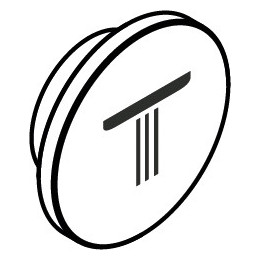 AX Symbol strumień Rain mały do modułu Select, Chrom