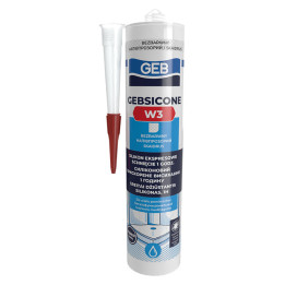 Silikon GEBSICONE W3 SANITARNY BEZBARWNY 280 ml