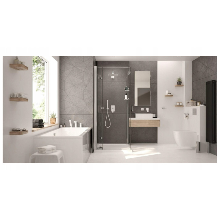 BATERIA WANNOWA 3-OTWOROWA STAŁA BIANCO HIACYNT BQH A13M