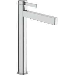 HG Finoris Jednouchwytowa bateria umywalkowa 260 CoolStart do umywalek nablatowych z kompletem odpływowym Push-Open, Chrom