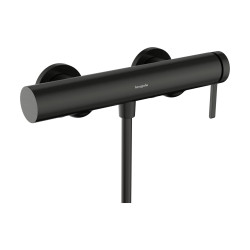 Hansgrohe Finoris Jednouchwytowa bateria prysznicowa, natynkowa, Czarny Chrom Szczotkowany