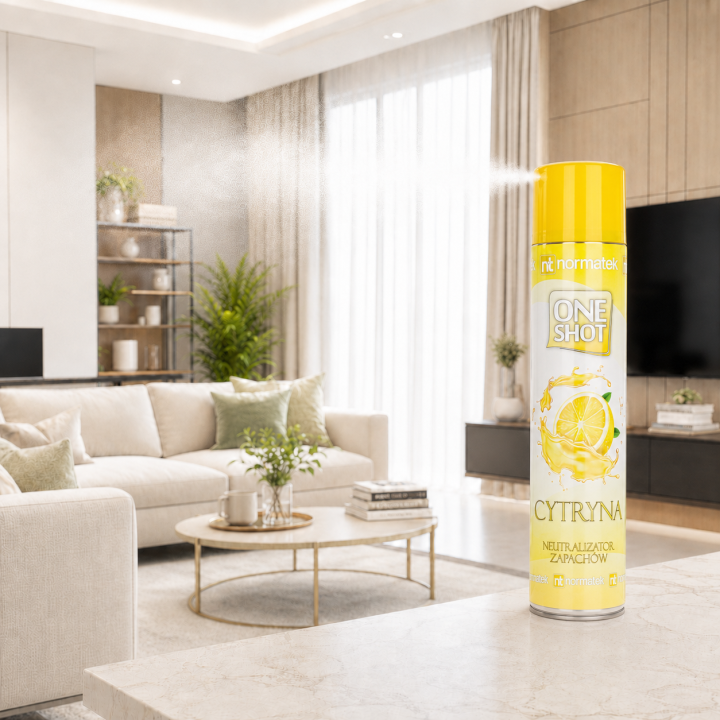 NORMATEK One Shot Cytryna neutralizator zapachów 600 ml