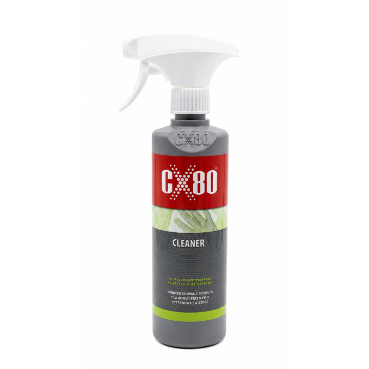 CX80 CLEANER 500 ML - KONCENTRAT CZYSZCZĄCO DO METALU, PLASTIKU I LAKIERU
