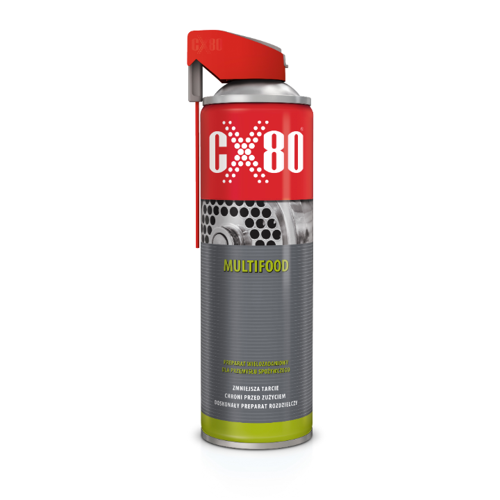 MULTIFOOD CX80 500ml DUO SPRAY preparat wielozadaniowy spożywczy NSF 3H,H1