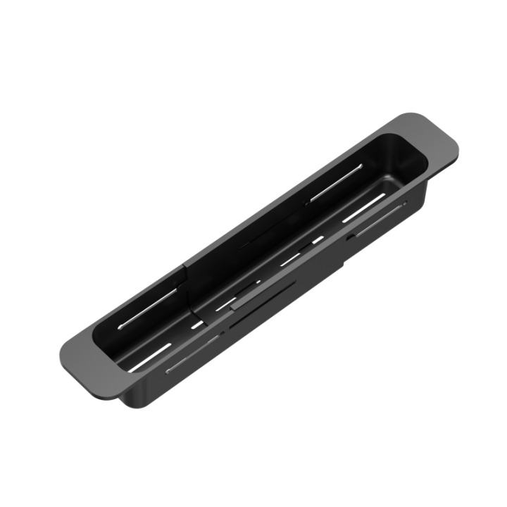 Wkładka do zlewozmywaka / regulowana szerokość 400-560 x80 mm (gł 65mm) czarny