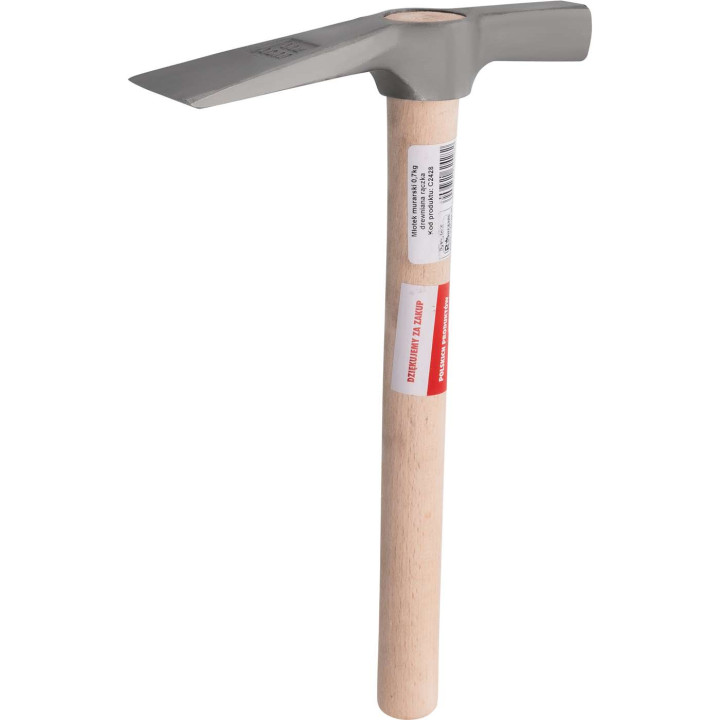 MŁOTEK MURARSKI 0,7 KG DREWNIANA RĄCZKA PL