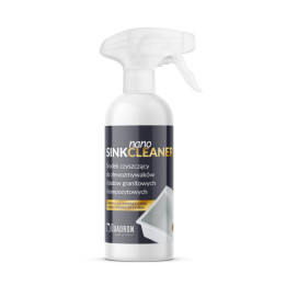 nano SINKCLEANER (250 ml) - środek czyszczący do zlewozmywaków i blatów granitowych i kompozytowych z jonami srebra, Quadron