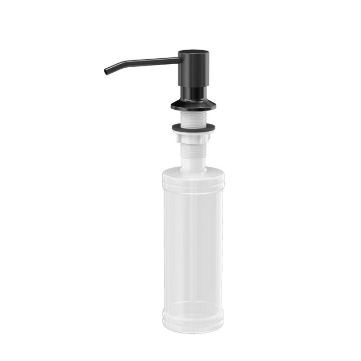 Dozownik płynu KEIRA (320 ml) - black metal PVD, Quadron