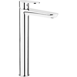 Bateria umywalkowa wysoka - ECO-aerator 4.5 l/min stała chrom Alpinia BGAE020K