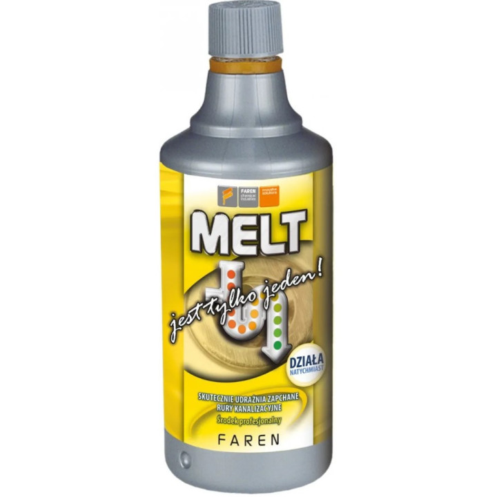 ZESTAW do udrażniania rur MELT 750ml + ORGANIC 500ml