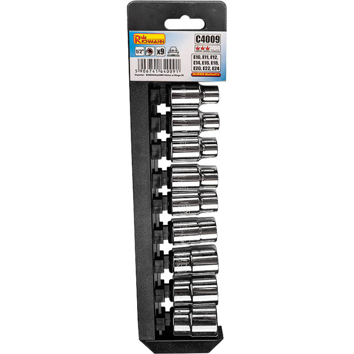 ZESTAW NAS.TORX 9 EL. 1/2' E10-E24