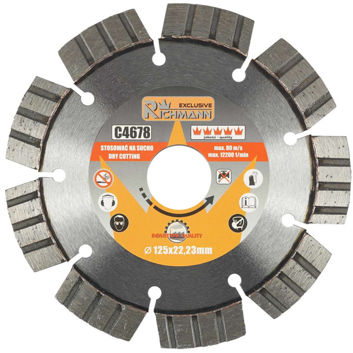 TARCZA DIAM. DO BETONU ZBROJONEGO 125 MM