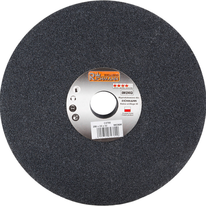 ŚCIERNICA CERAMICZNA 250 x 25 x 32 CZARNA 98C60K