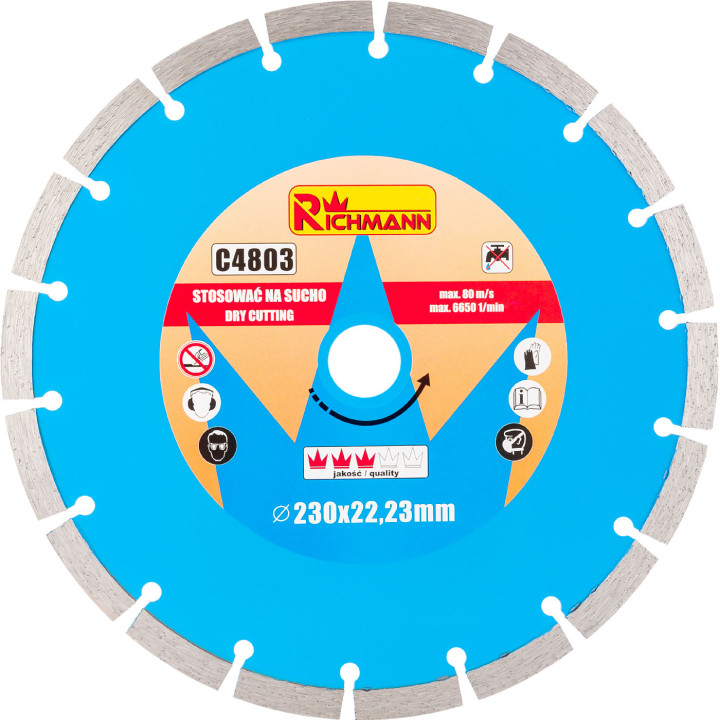 TARCZA DIAM. SEGMENT 230 MM