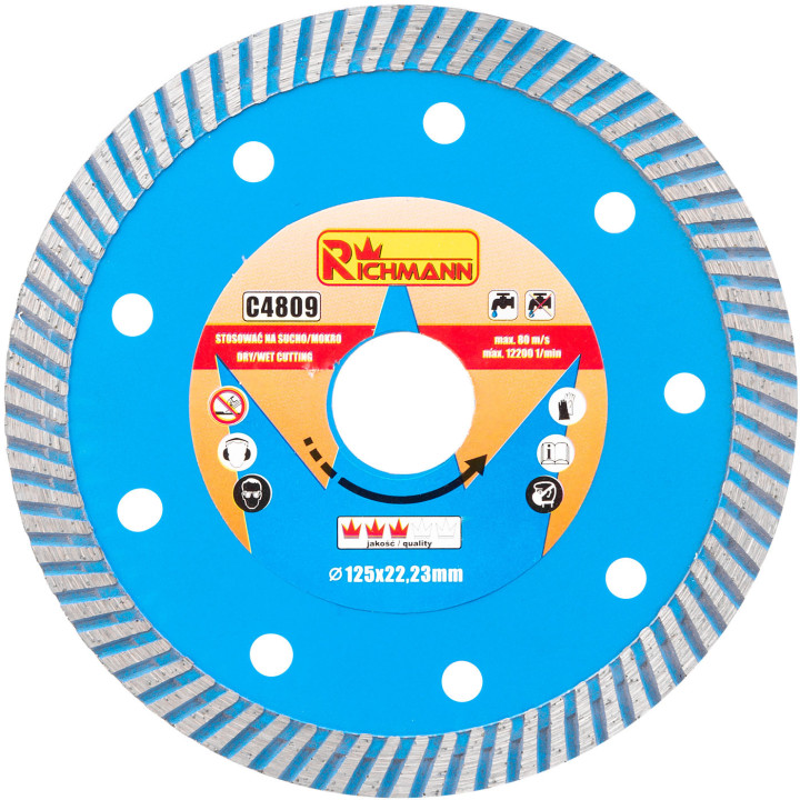 TARCZA DIAM. TURBO 125 MM