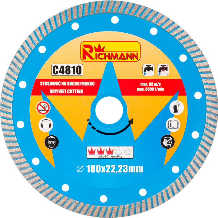 TARCZA DIAM. TURBO 180 MM