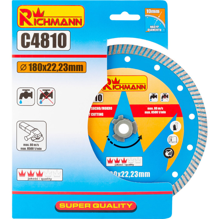 TARCZA DIAM. TURBO 180 MM