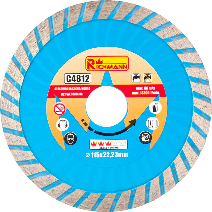 TARCZA DIAM. SUPER TURBO 115 MM