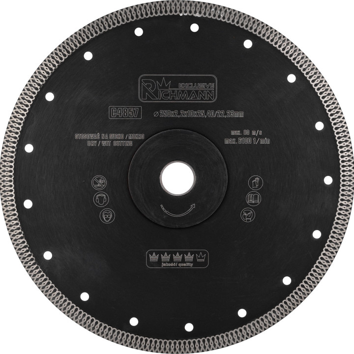 TARCZA DIAM. CIENKA 250x2,2x25,4/22,23 MM