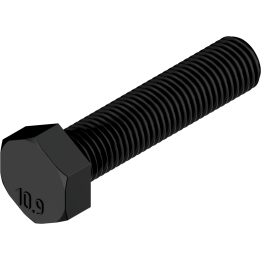 Śruba DIN 933 kl. 10.9 oksyd. M20 × 50 mm Stalco