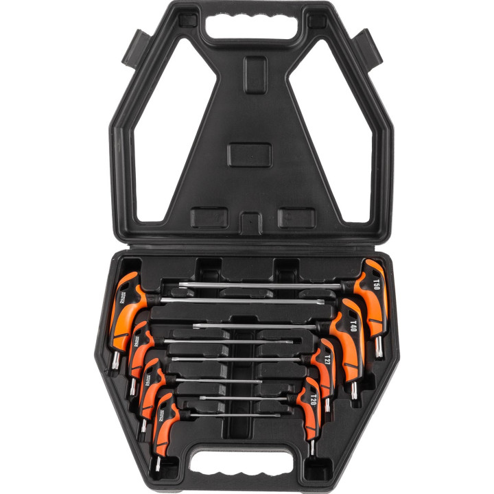 KLUCZE TORX UCHWYT "T" T15-T50 8 ELEM.