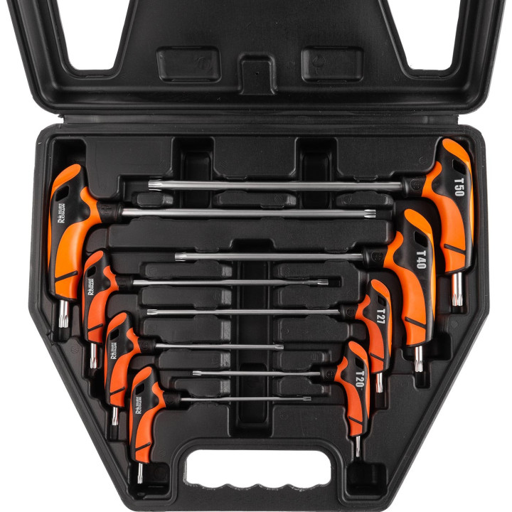 KLUCZE TORX UCHWYT "T" T15-T50 8 ELEM.