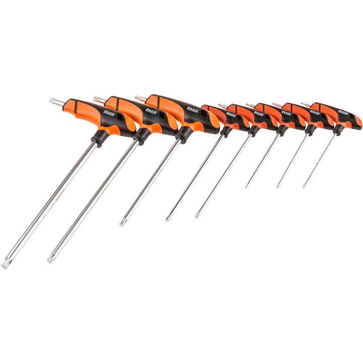 KLUCZE TORX UCHWYT "T" T15-T50 8 ELEM.