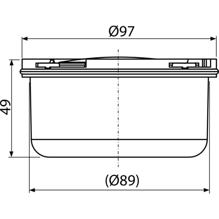 Syfon mokry do APV26, APV26C