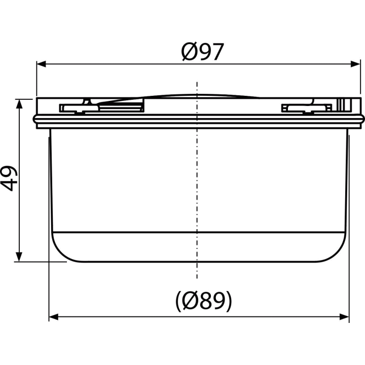Syfon mokry do APV26, APV26C