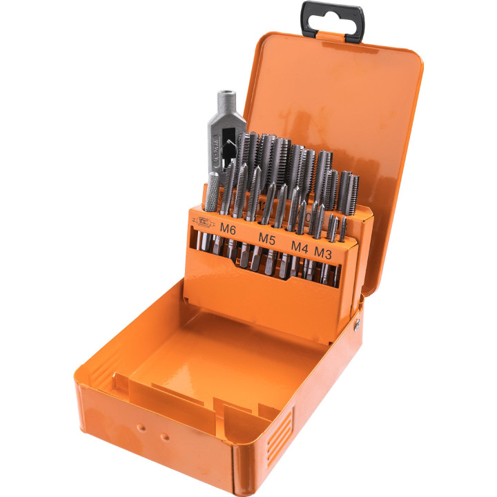 ZESTAW GWINTOWNIKÓW M3-M12 22EL. DIN352