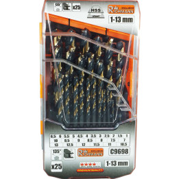 WIERTŁA DO METALU 1-13 MM 25 ELEM. PROFI
