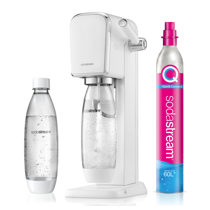 Saturator do wody gazowanej SodaStream Art - Biały zestaw startowy