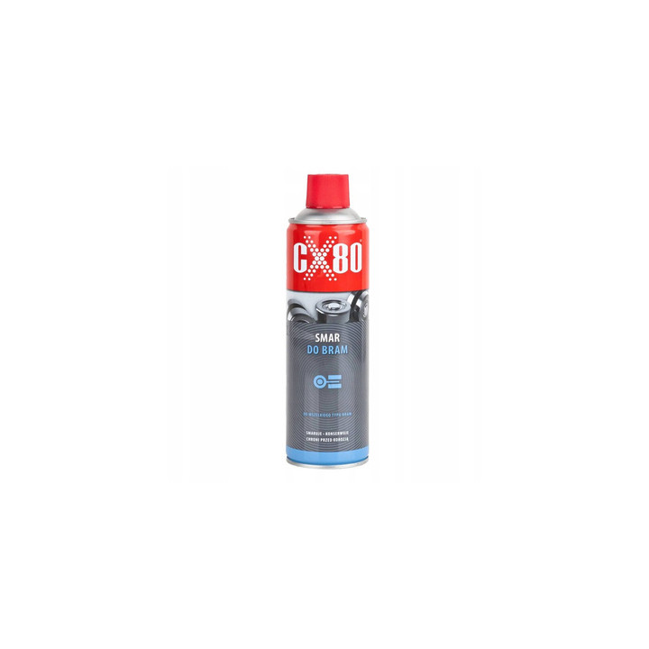 SMAR DO BRAM OGRODZEŃ BRAMEK PROFESJONALNY DO OKUĆ ZAMKÓW 500ML CX80
