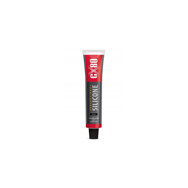 Silikon wysokotemperaturowy czarny 80ml CX80