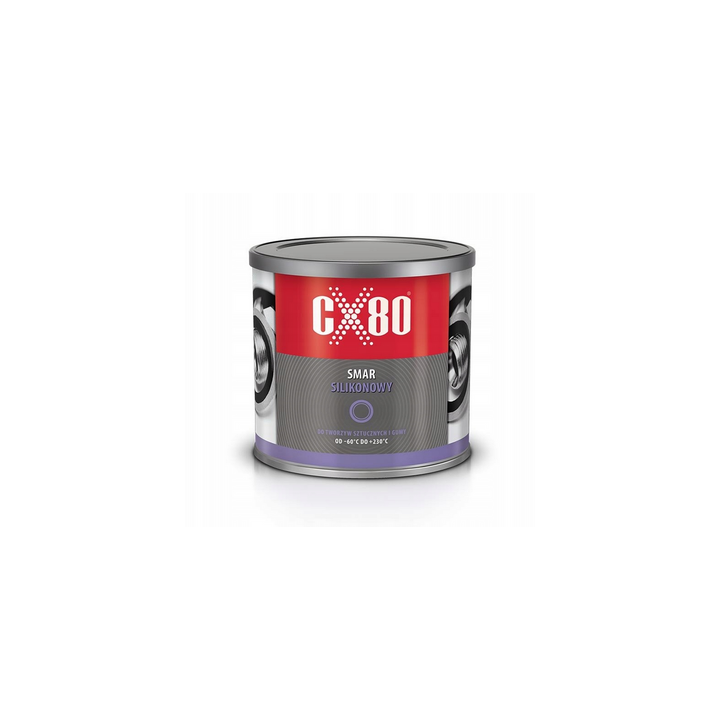 Smar silikonowy do tworzyw sztucznych i gumy NSF 500g -60°C +230°C CX80