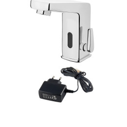 Bateria umywalkowa bezdotykowa z regulacją temperatury - 230/6V stała chrom Sensor BCH 029V