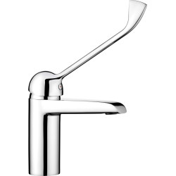 Bateria umywalkowa z dźwignią clinic - eco-głowica stała chrom corio BFCE020C