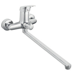 FERRO ONE BATERIA WANNOWA Z WYLEWKĄ 350MM BEZ ZESTAWU NATRYSKOWEGO, CHROM