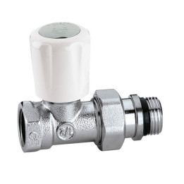 CALEFFI ZAWÓR TERMOSTATYCZNY PROSTY 1/2 Z POKRĘTŁEM