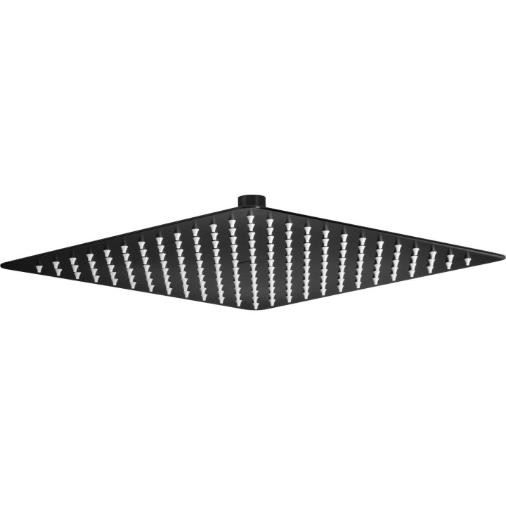 GŁOWICA PRYSZNICOWA STALOWA - 250X250 MM NERO NAC 202K